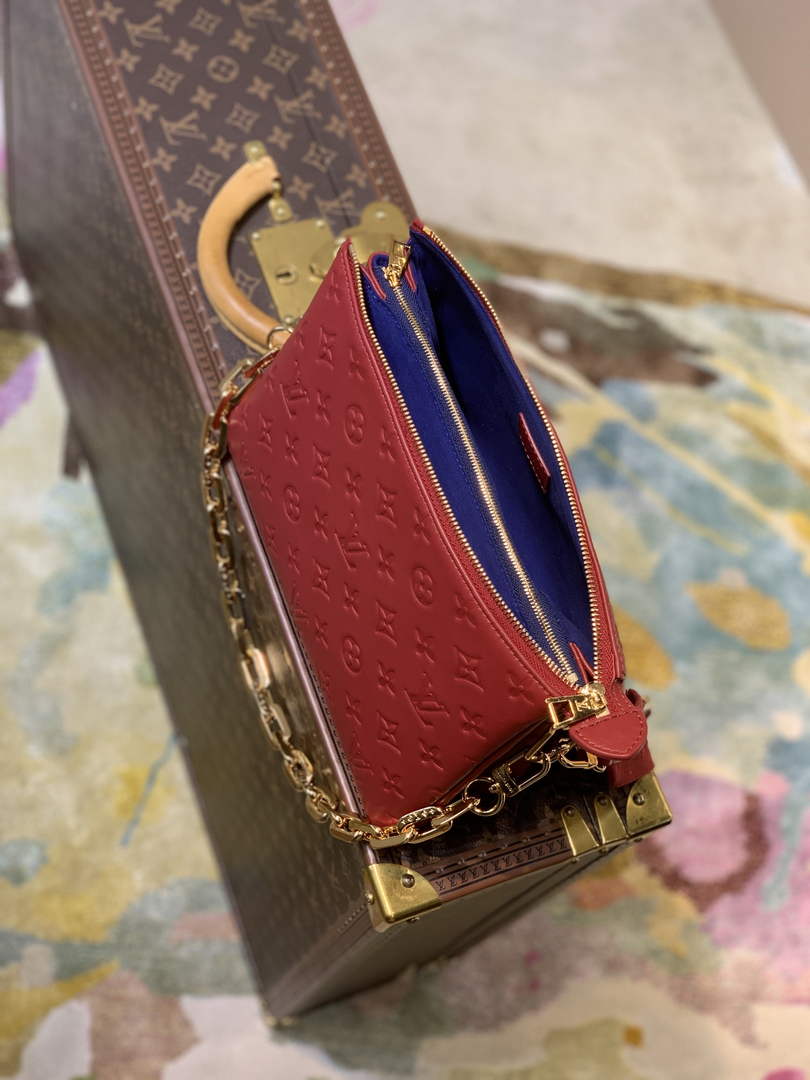 Louis Vuitton LV M59275 Coussin PM Handbags Claret - Default Title - View 8