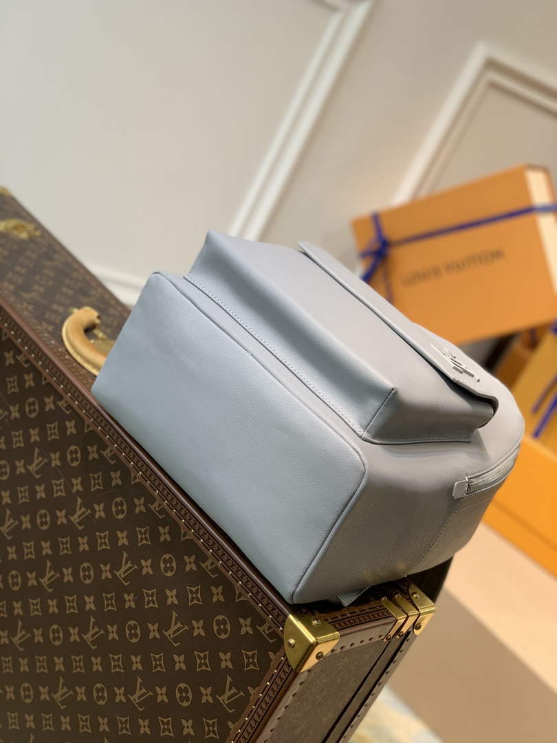Louis Vuitton LV M59325 New Backpack Leather Gray