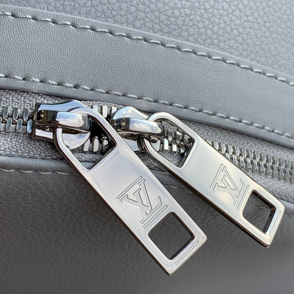 Louis Vuitton LV M59325 New Backpack Leather Gray