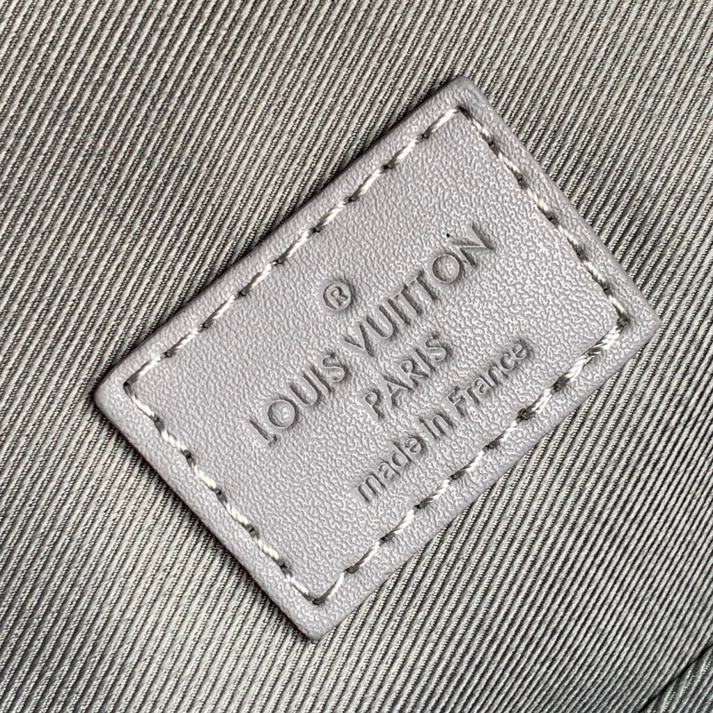 Louis Vuitton LV M59325 New Backpack Leather Gray