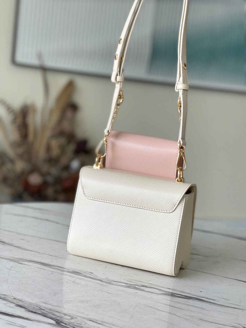 Louis Vuitton LV M59886 Twist PM Bag Epi Leather Beige Pink - Default Title - View 3