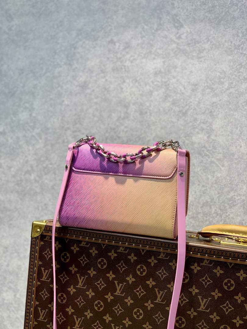 Louis Vuitton LV M59896 Twist PM Handbag Pink