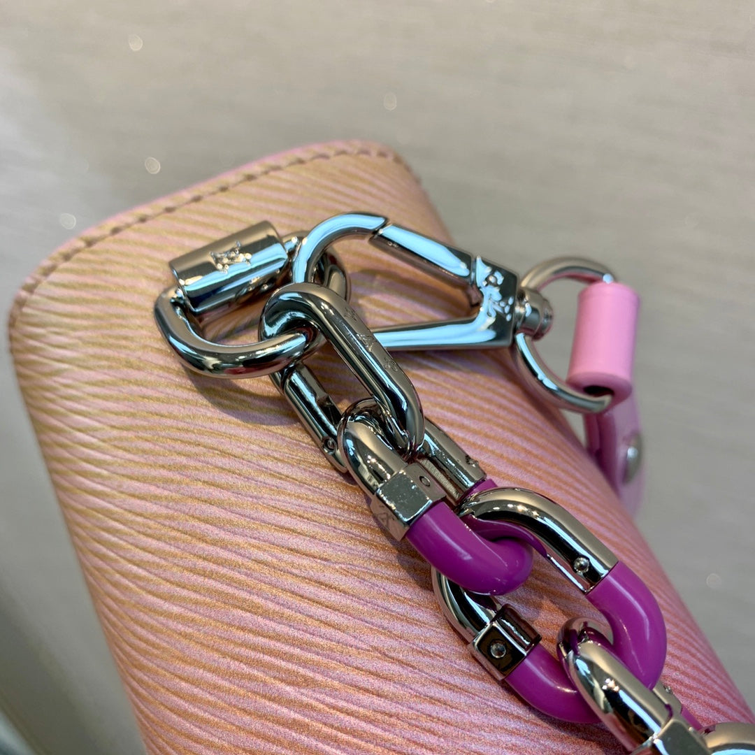 Louis Vuitton LV M59896 Twist PM Handbag Pink