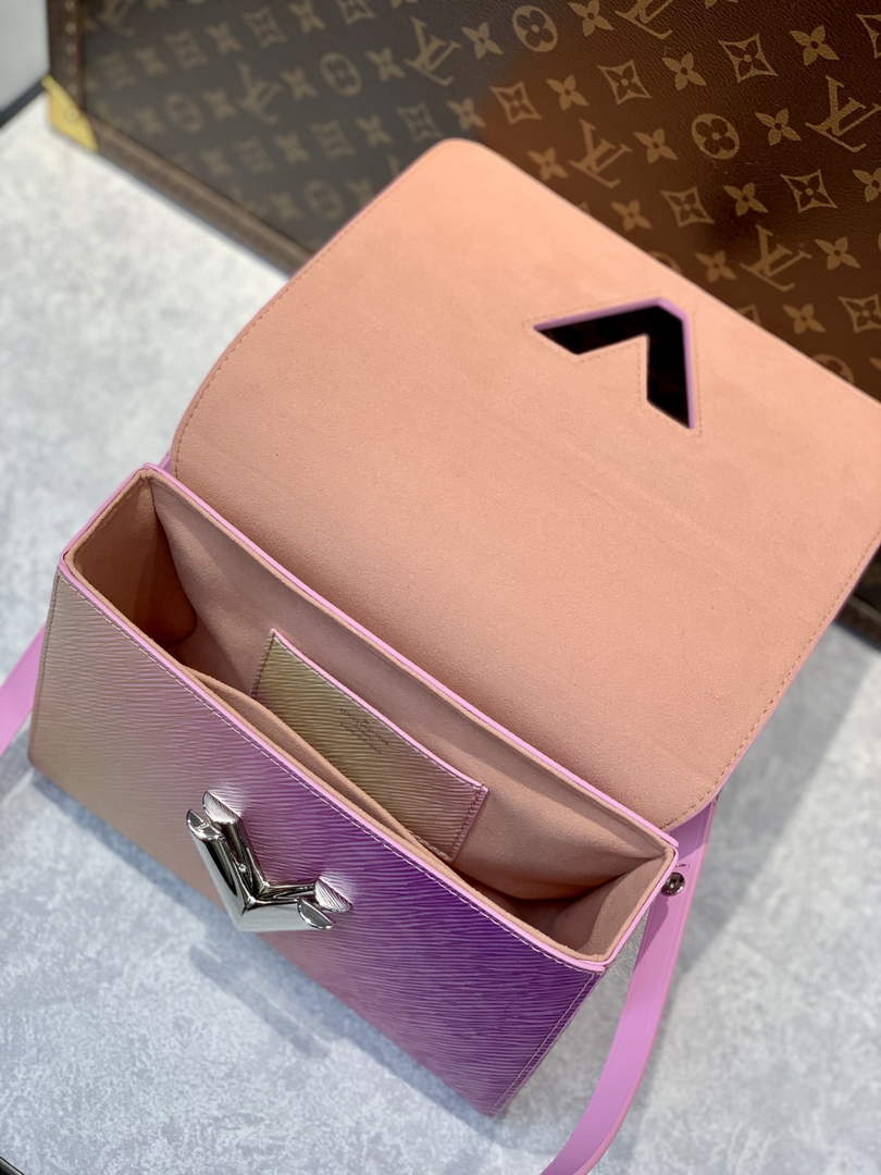 Louis Vuitton LV M59896 Twist PM Handbag Pink