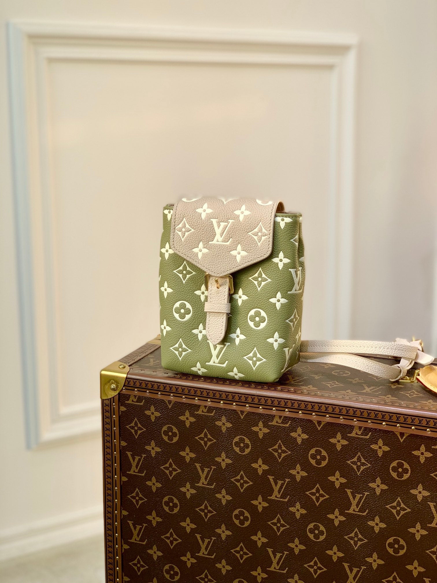 Louis Vuitton LV M81351 Tiny Backpack Monogram Empreinte Leather