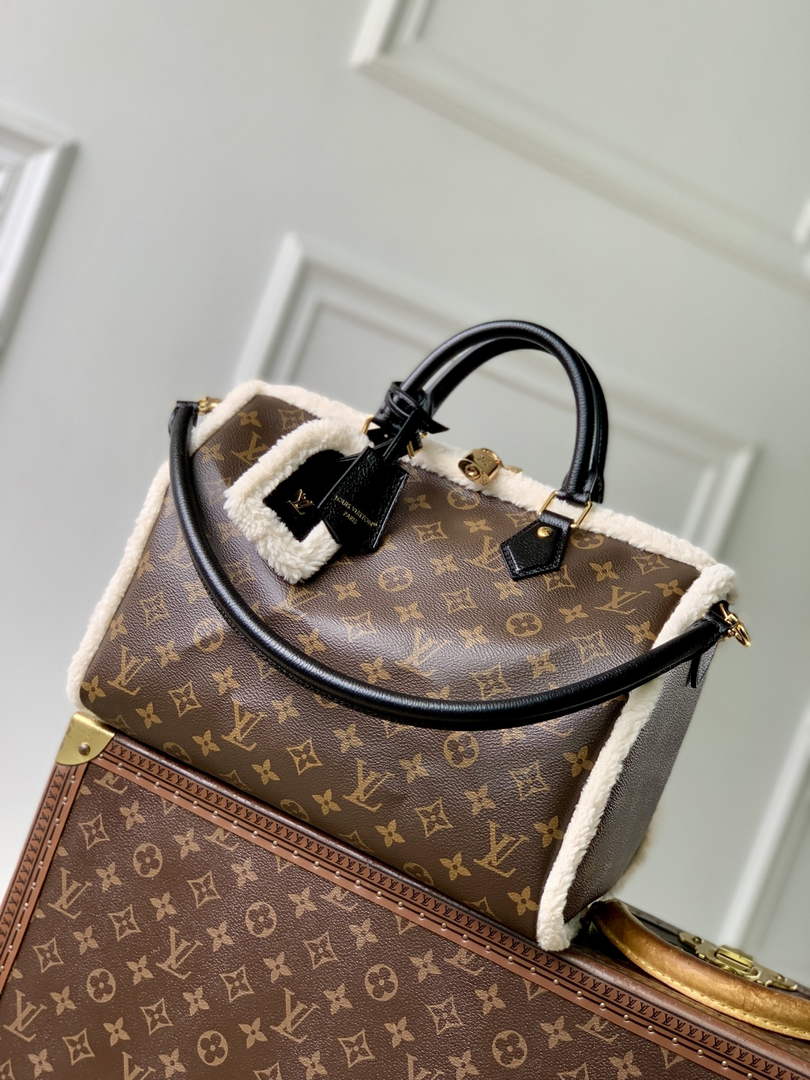 Louis Vuitton LV Ski Speedy Soft 30 Teddy Bag M26326
