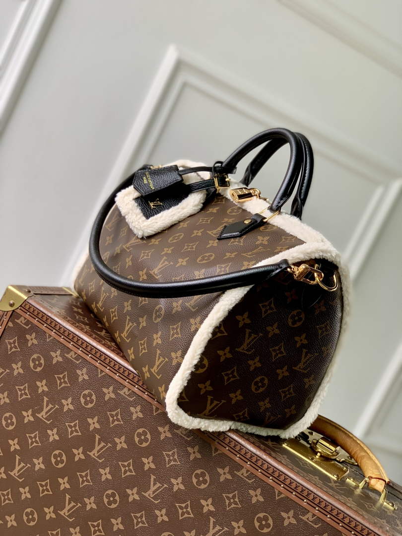 Louis Vuitton LV Ski Speedy Soft 30 Teddy Bag M26326