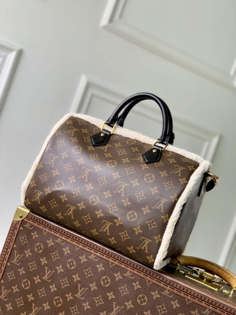 Louis Vuitton LV Ski Speedy Soft 30 Teddy Bag M26326