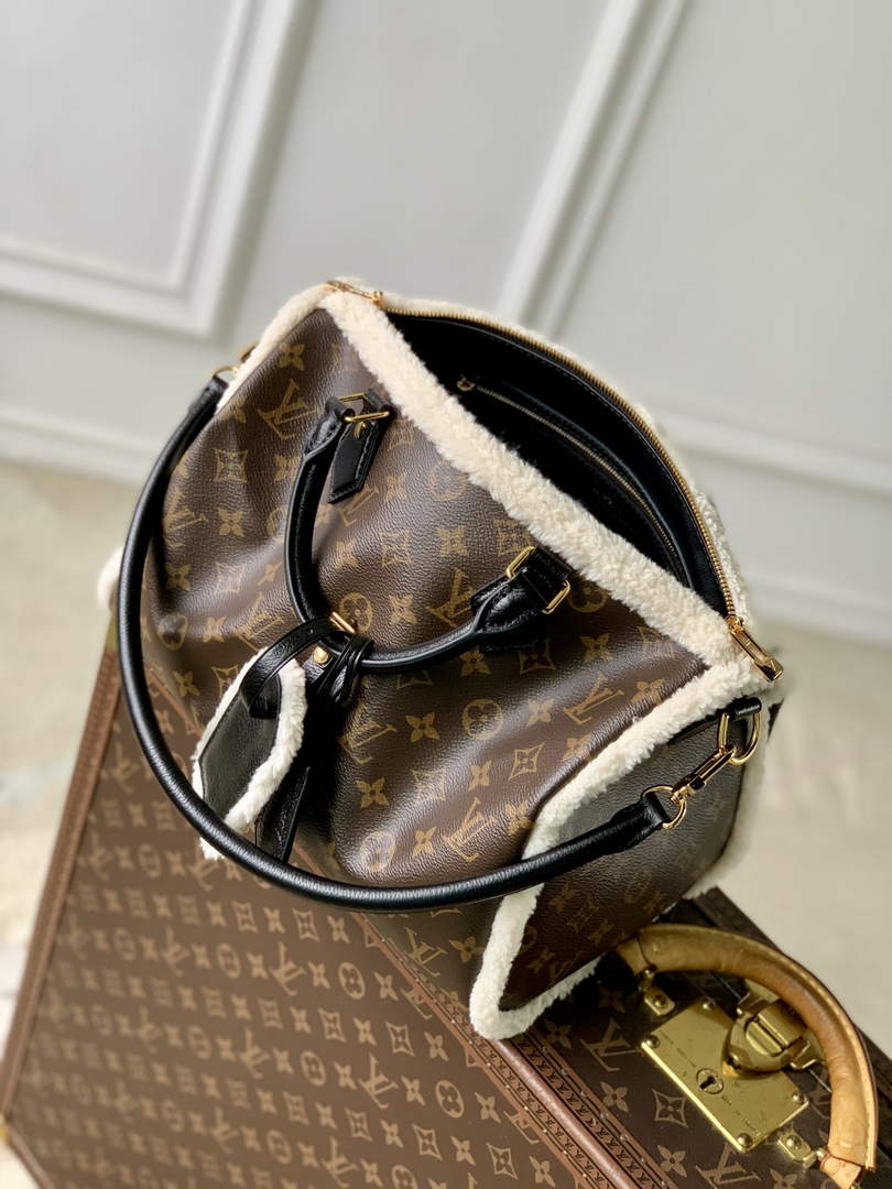 Louis Vuitton LV Ski Speedy Soft 30 Teddy Bag M26326