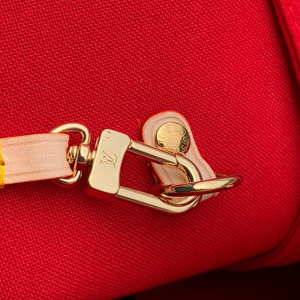 Louis Vuitton LV x TM Neverfull MM Bag M13263 Monogram cherry canvas