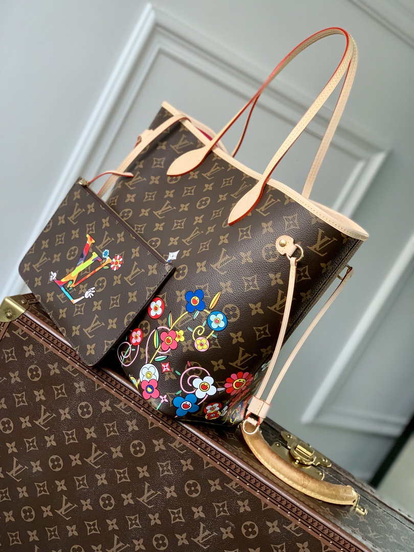 Louis Vuitton LV x TM Neverfull MM Bag M13271