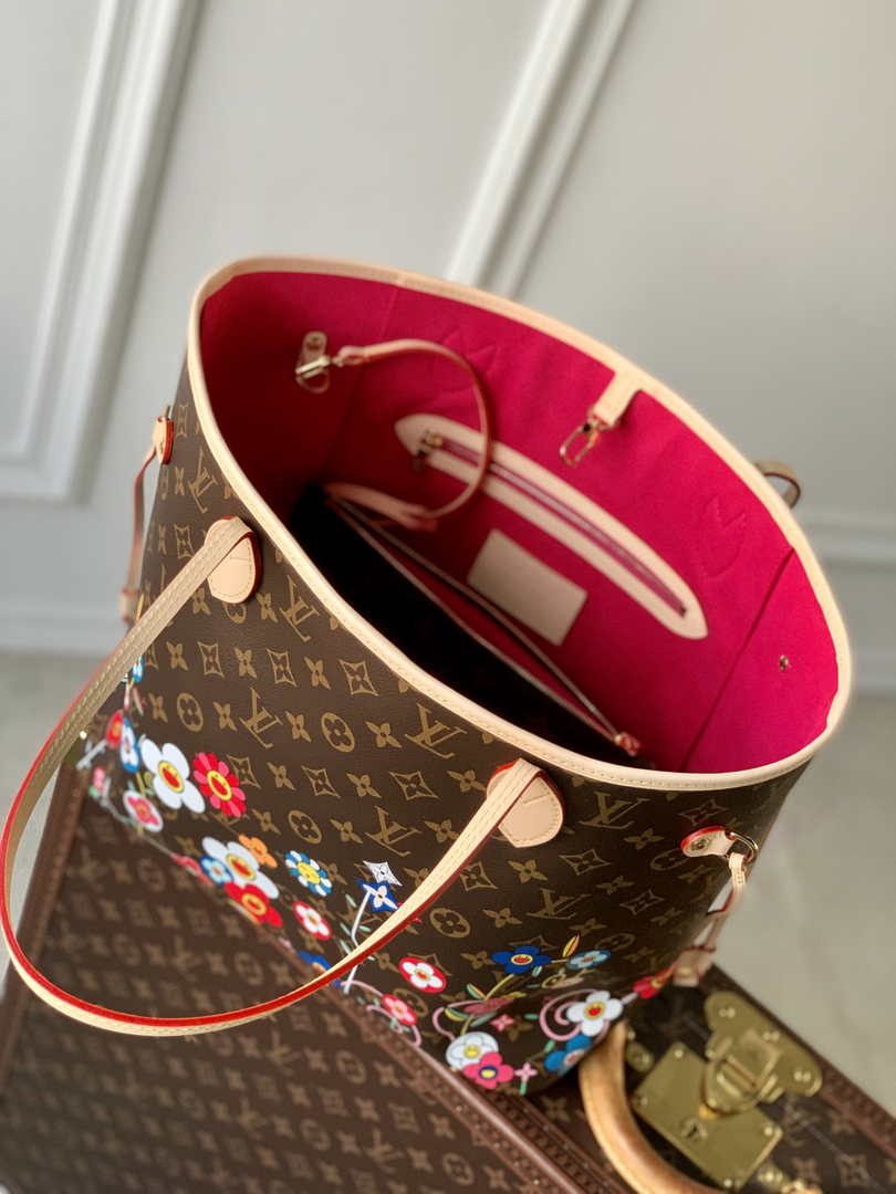 Louis Vuitton LV x TM Neverfull MM Bag M13271