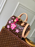 Louis Vuitton LV x TM Speedy Bandoulière 25 Bag M14174 Sakura Brown