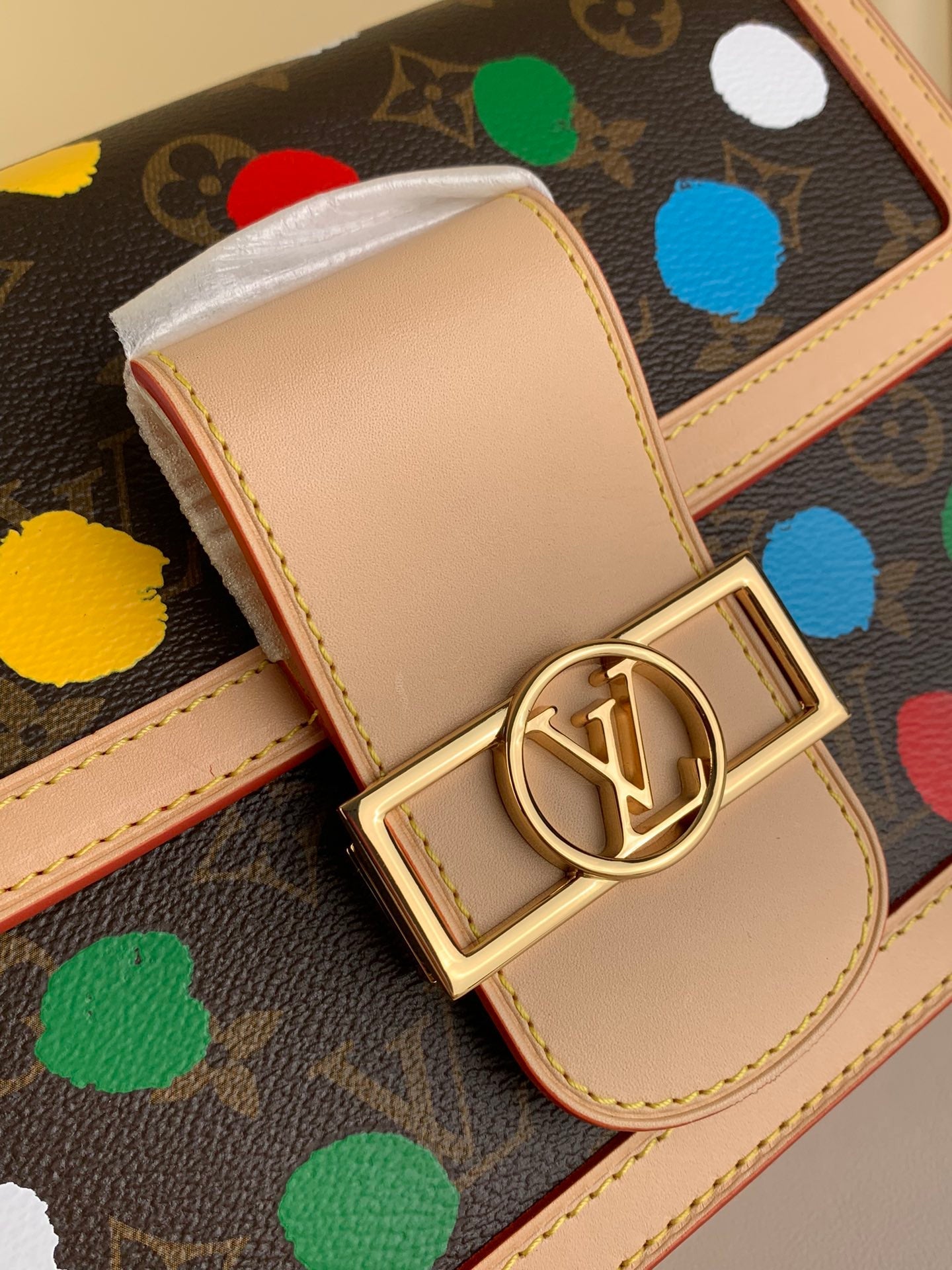 Louis Vuitton LV x YK Dauphine MM Bag M46432 Monogram coated canvas - Default Title - View 6