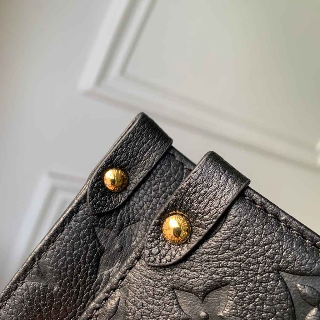 Louis Vuitton LV x YK OnTheGo MM Bag M46416 Black Leather - Default Title - View 5