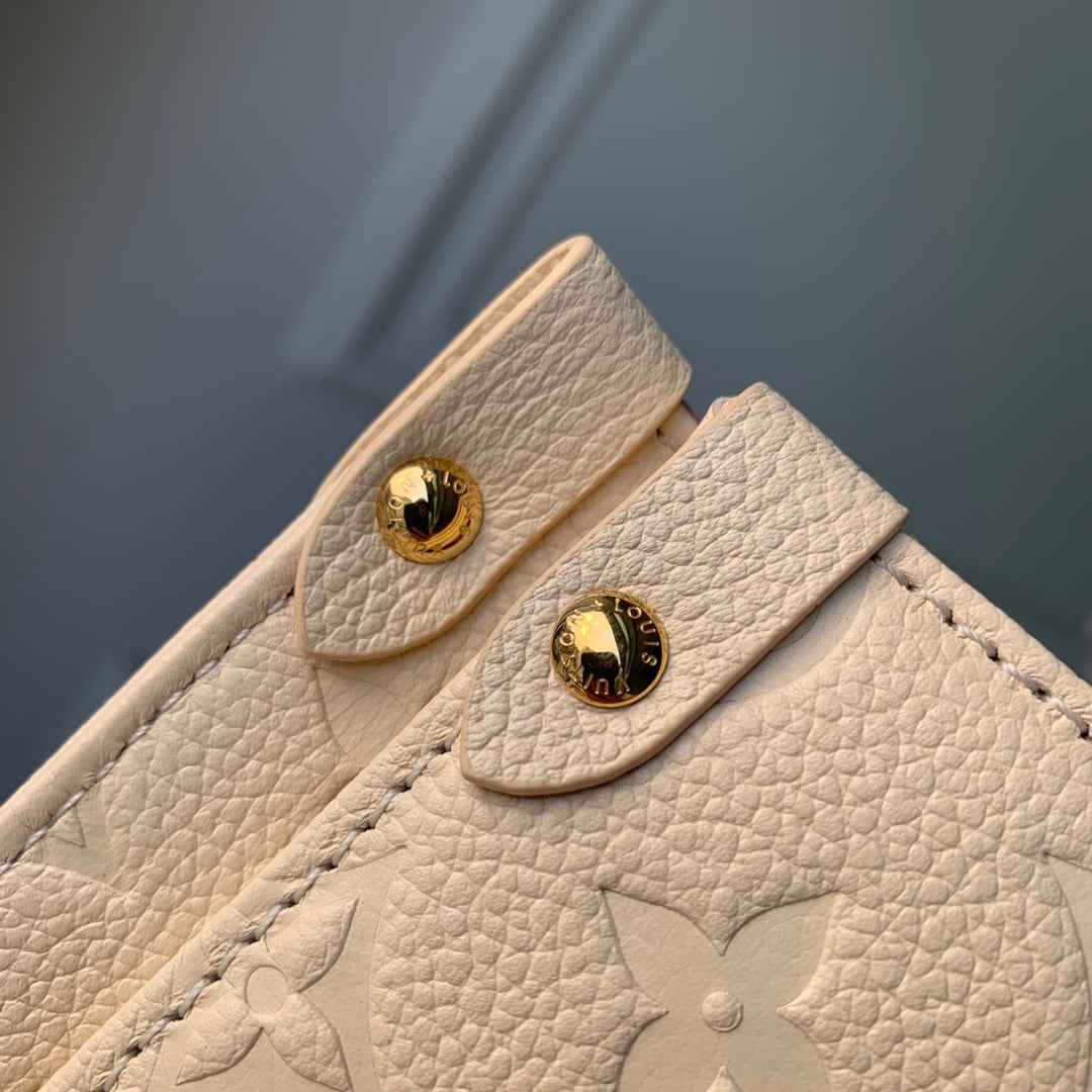 Louis Vuitton LV x YK OnTheGo MM Bag M46416 Beige Leather - Default Title - View 5