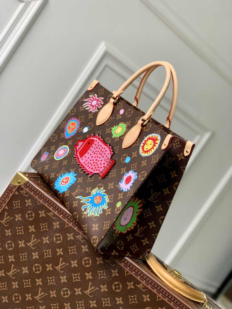 Louis Vuitton LV x YK OnTheGo MM Bag M46429 Monogram canvas - Default Title - View 2