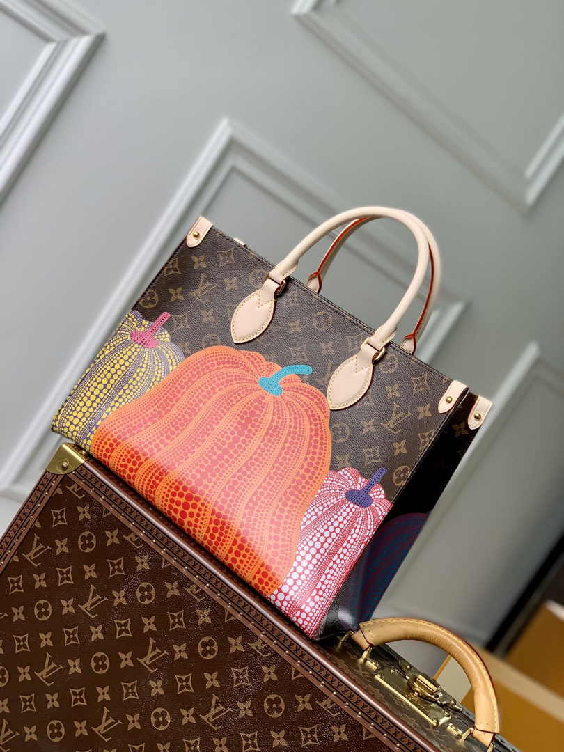Louis Vuitton LV x YK OnTheGo MM Bag M46466 Monogram canvas - Default Title - View 1