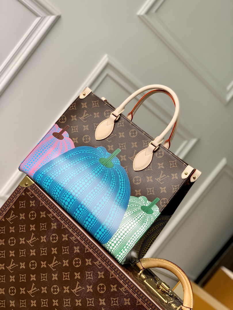 Louis Vuitton LV x YK OnTheGo MM Bag M46466 Monogram canvas - Default Title - View 2