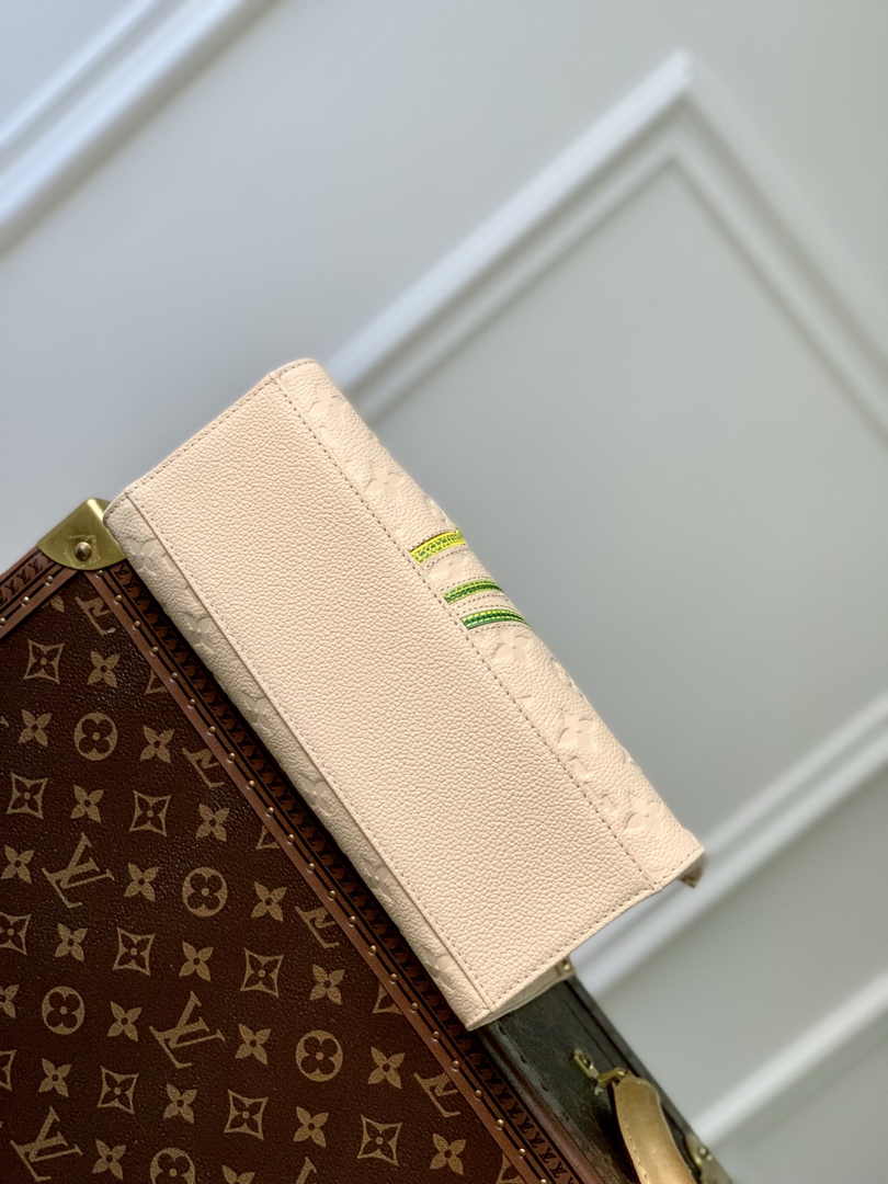 Louis Vuitton LV x YK OnTheGo PM Bag M21732 Beige Leather - Default Title - View 4
