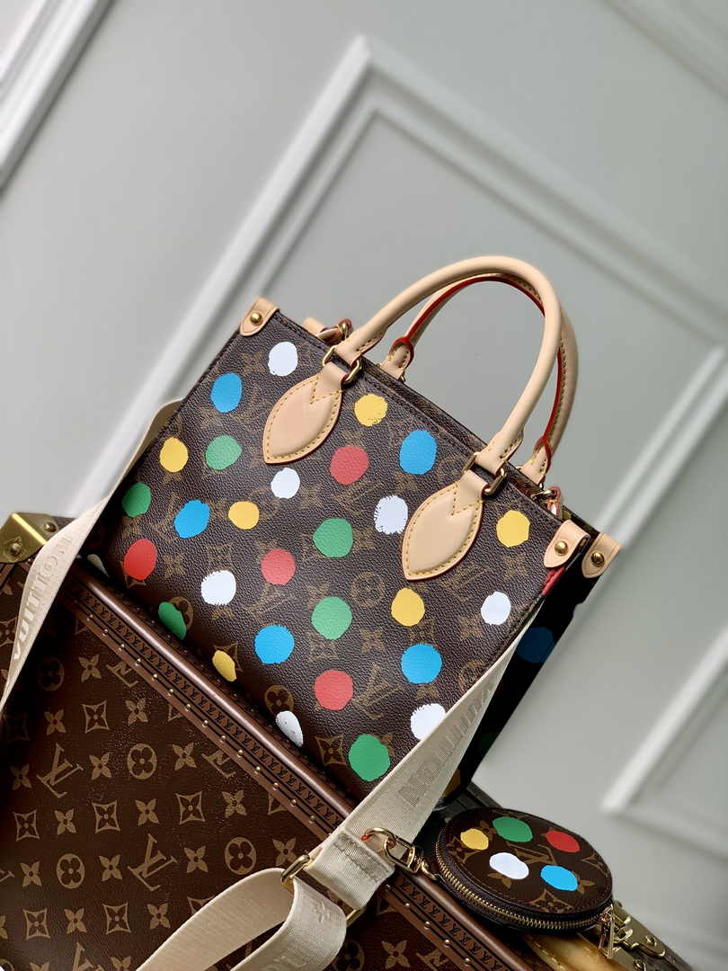 Louis Vuitton LV x YK OnTheGo PM Bag M46380 Monogram canvas 3D - Default Title - View 1