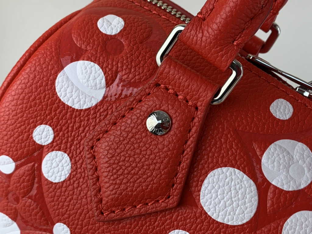 Louis Vuitton LV x YK Speedy Bandoulière 20 M46411 Red Monogram Empreinte