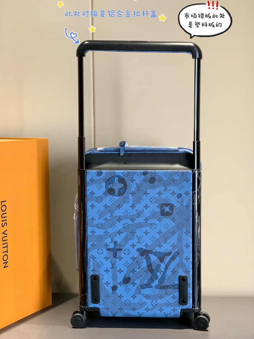 Louis Vuitton M10241 HORIZON 55 Crystal Blue Monogram Canvas