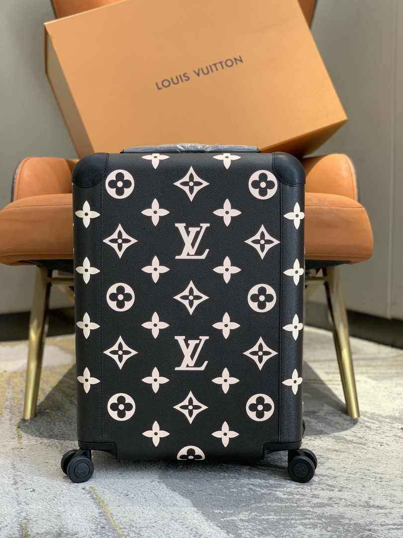 Louis Vuitton M10256 HORIZON 55 Black Beige Monogram Canvas