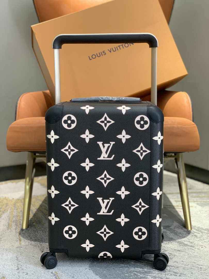Louis Vuitton M10256 HORIZON 55 Black Beige Monogram Canvas