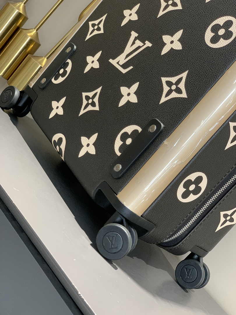 Louis Vuitton M10256 HORIZON 55 Black Beige Monogram Canvas
