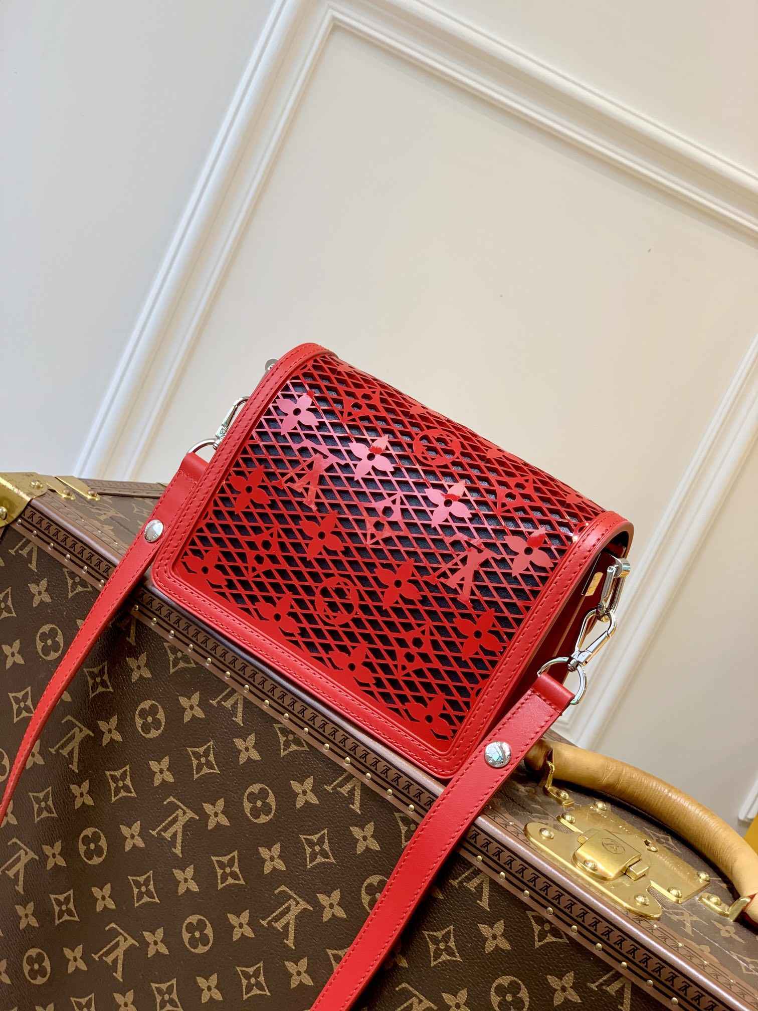 Louis Vuitton M20359 Mini Dauphine Shoulder bag Red
