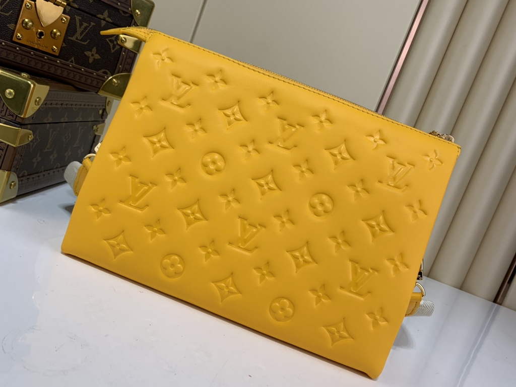 Louis Vuitton M20378 Coussin PM Handbag Lambskin Yellow - Default Title - View 4