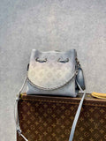 Louis Vuitton M20507 Bella Bag Mahina Leather Blue