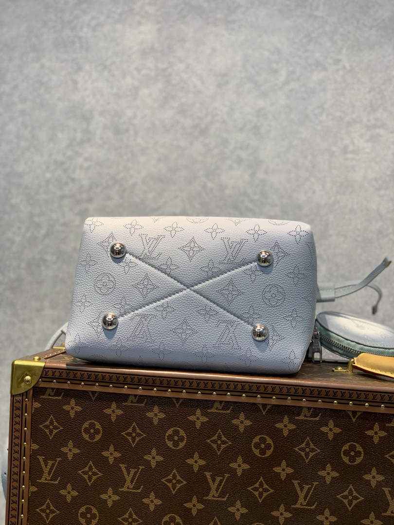 Louis Vuitton M20507 Bella Bag Mahina Leather Blue