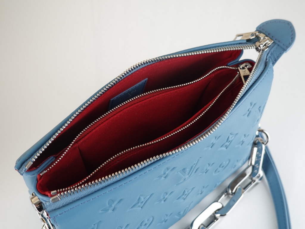 Louis Vuitton M20574 Coussin BB Handbag Lambskin Blue - Default Title - View 8