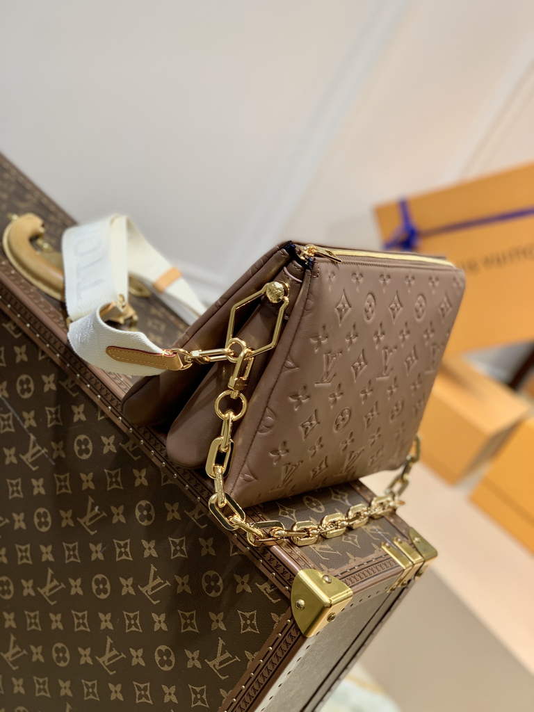 Louis Vuitton M20574 Coussin BB Handbag Lambskin Brown - Default Title - View 2