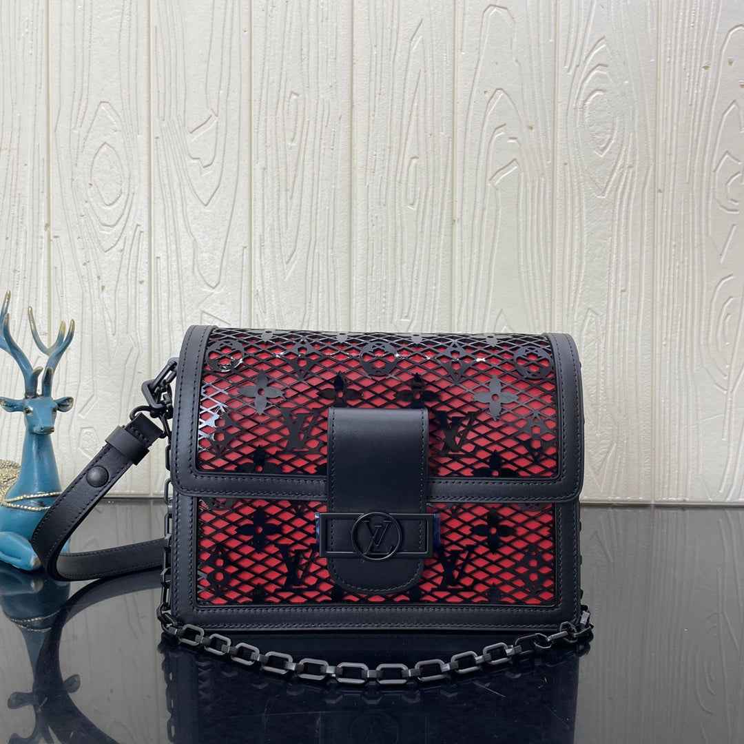 Louis Vuitton M20591 Dauphine MM Shoulder bag Black