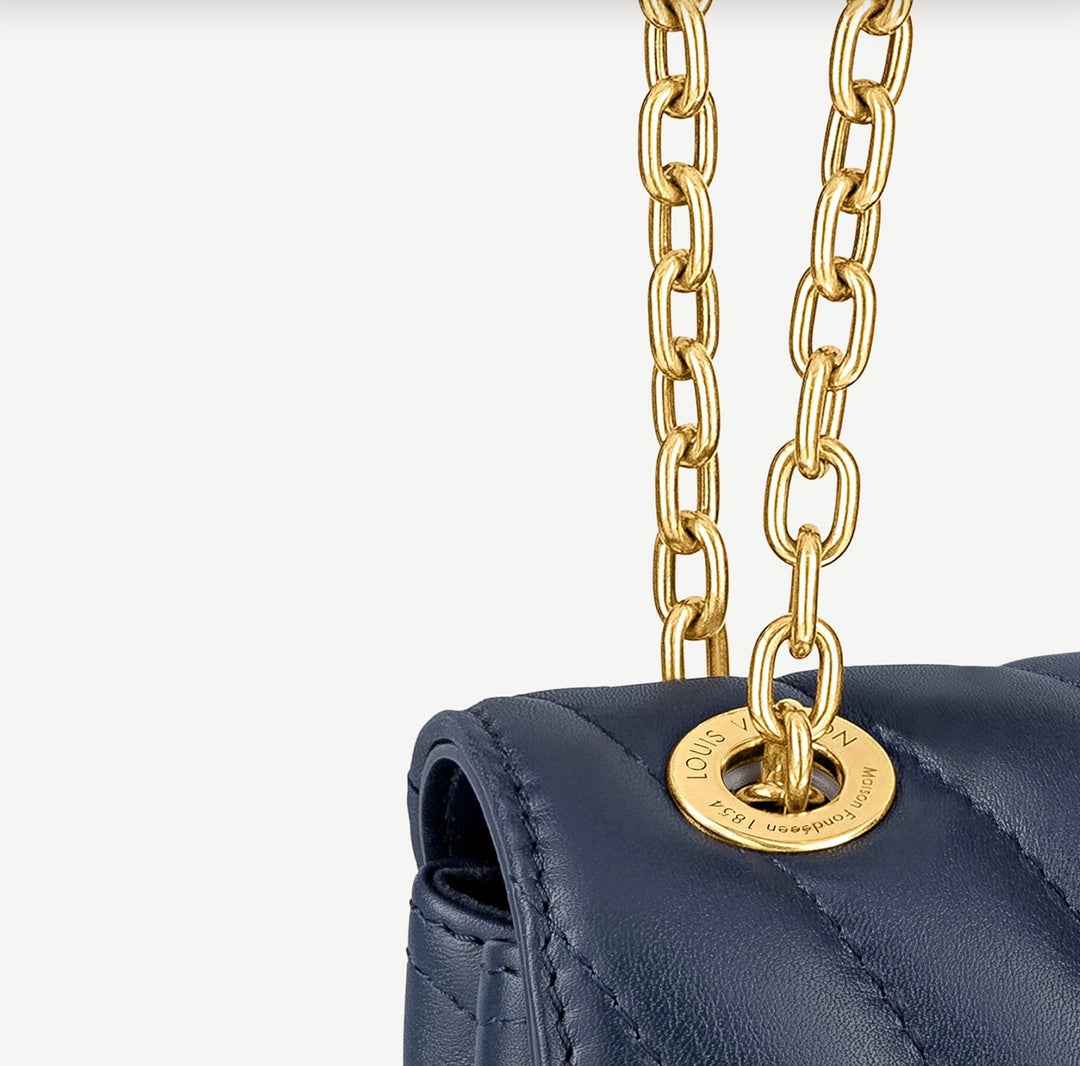 Louis Vuitton M20615 LV New Wave Chain Bag Night Blue