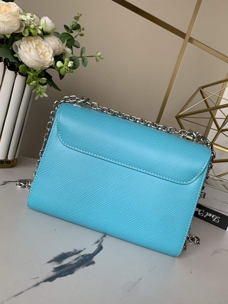 Louis Vuitton M20627 Twist MM Bag Epi Leather Blue - Default Title - View 2