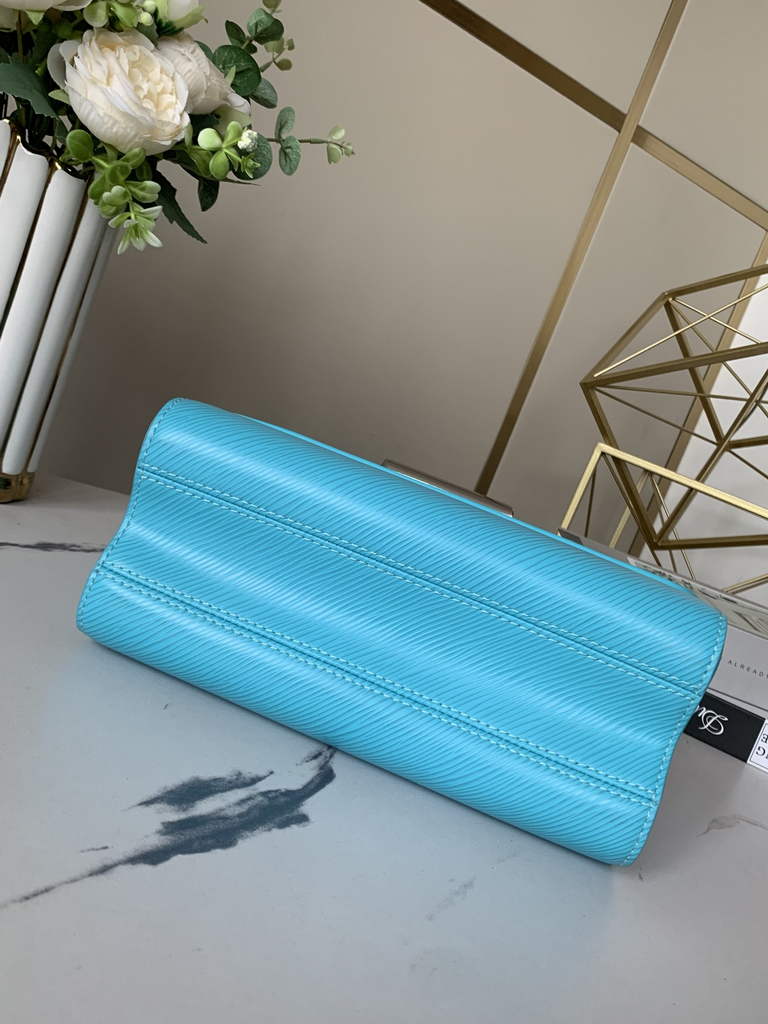 Louis Vuitton M20627 Twist MM Bag Epi Leather Blue - Default Title - View 5