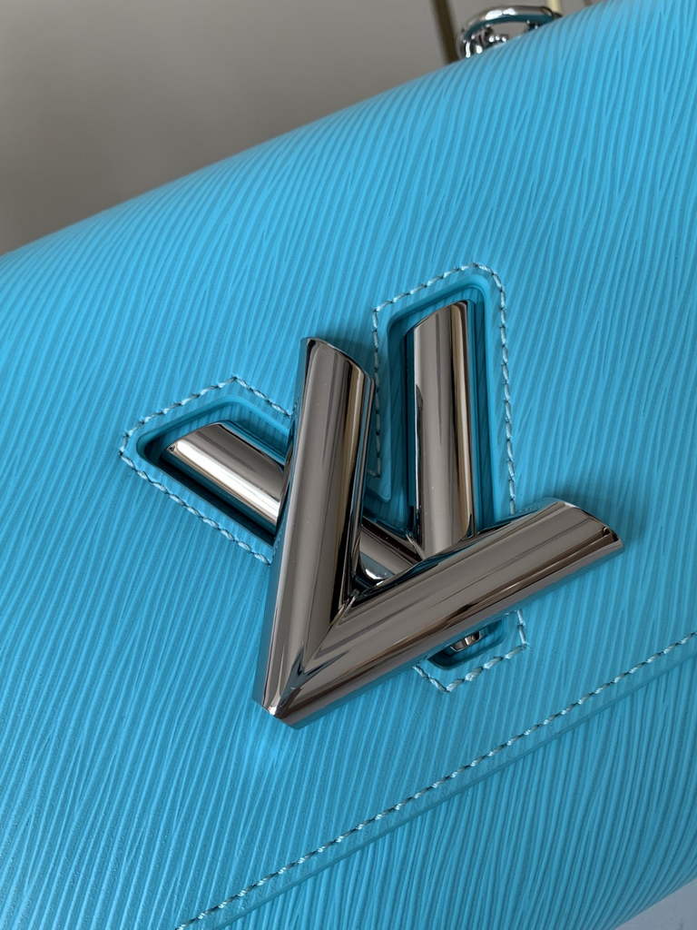 Louis Vuitton M20627 Twist MM Bag Epi Leather Blue - Default Title - View 6