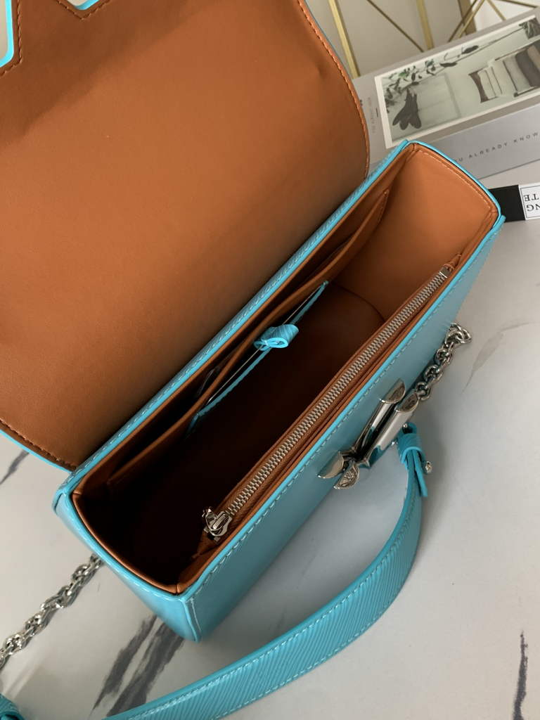 Louis Vuitton M20627 Twist MM Bag Epi Leather Blue - Default Title - View 8