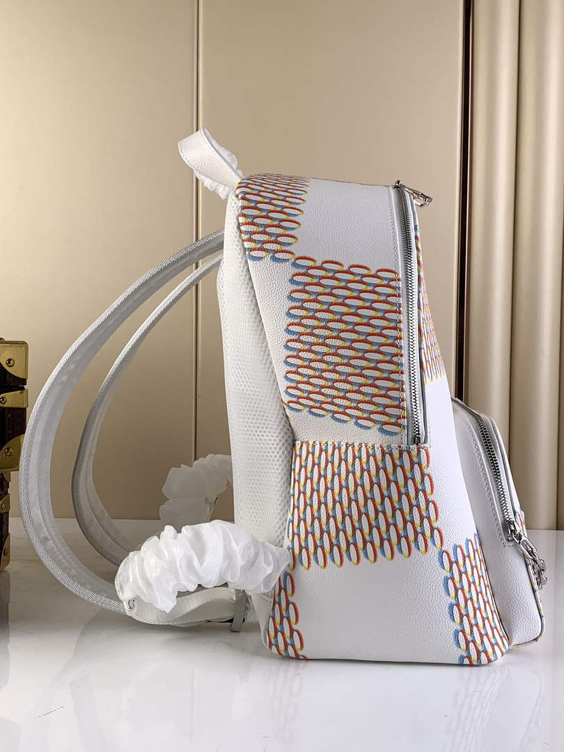 Louis Vuitton M20664 Racer backpack White leather