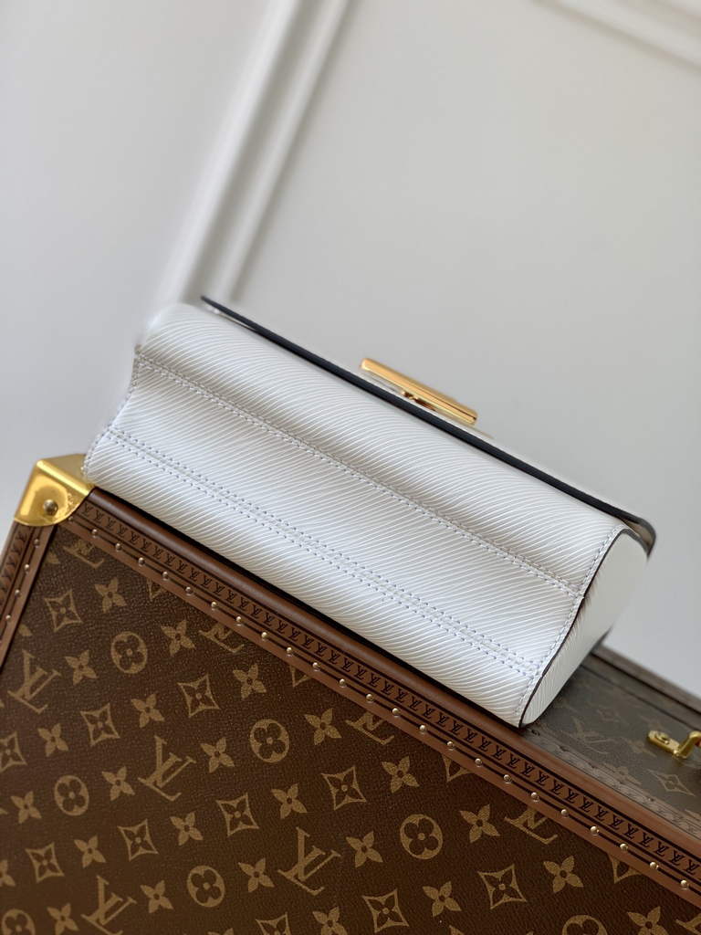 Louis Vuitton M20681 Twist MM Bag Epi Leather White - Default Title - View 2