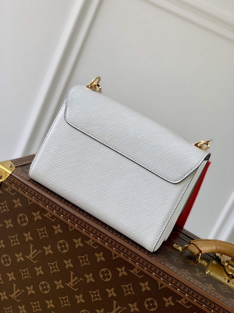 Louis Vuitton M20681 Twist MM Bag Epi Leather White - Default Title - View 4