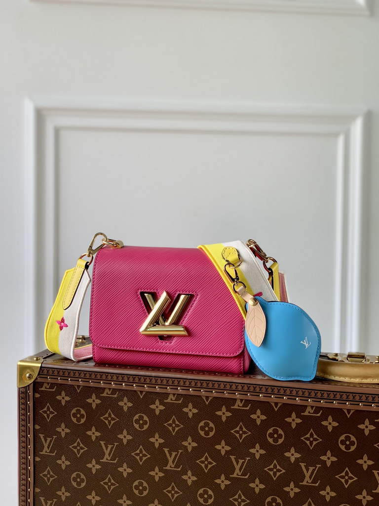 Louis Vuitton M20693 Twist PM Bag Epi Leather Pink - Default Title - View 1