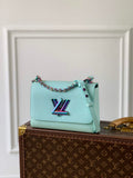 Louis Vuitton M20694 Twist MM Other Leathers Blue