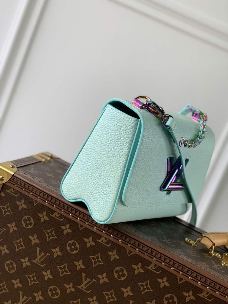 Louis Vuitton M20694 Twist MM Other Leathers Blue