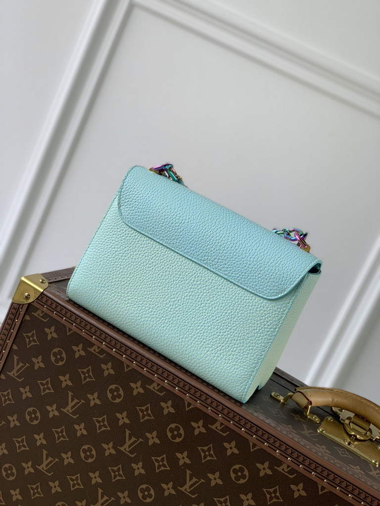 Louis Vuitton M20694 Twist MM Other Leathers Blue - Default Title - View 3