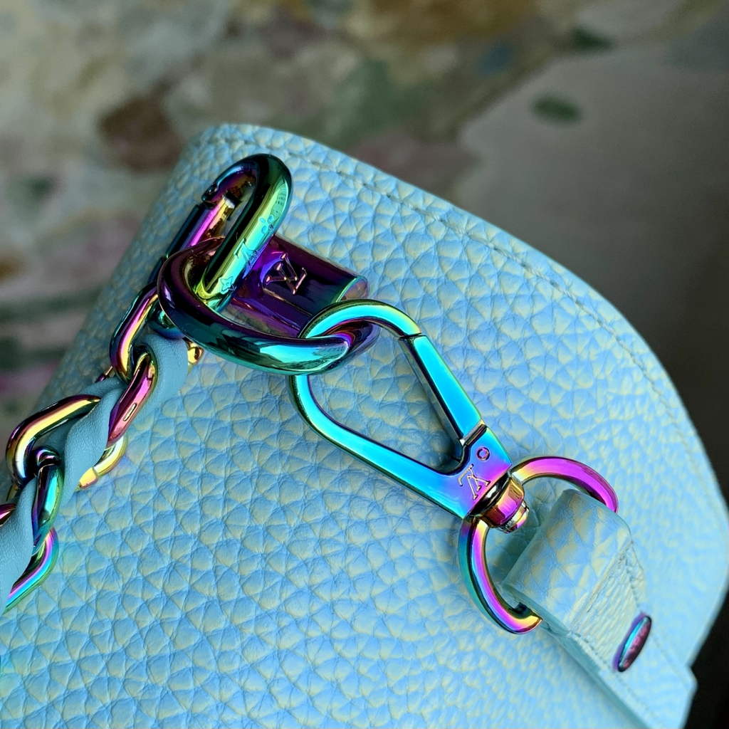 Louis Vuitton M20694 Twist MM Other Leathers Blue - Default Title - View 8